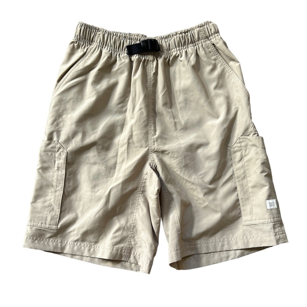 Vintage Nike ACG Tan Buckled Cargo Shorts Size: S